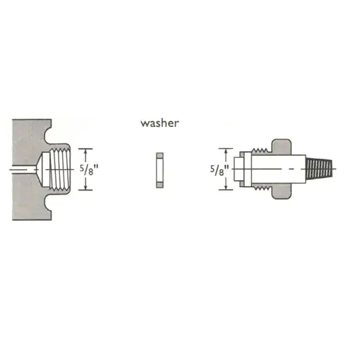 DIN 477 No 13 Cylinder Connector