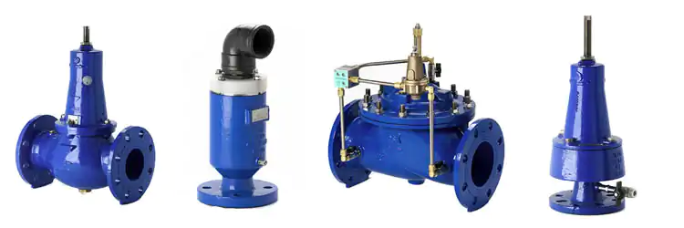 Valves for Water Supply and Water Treatment Networks