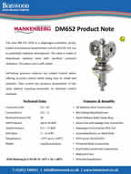 dm652; pressure regulators; pressure reducing regulators; atex valves