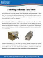 excess flow valves; chemtec; efv; 